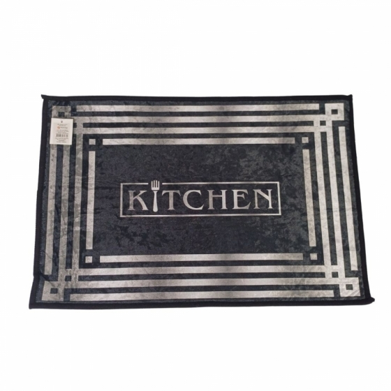 FELPUDO COCINA KITCHEN BLACK
