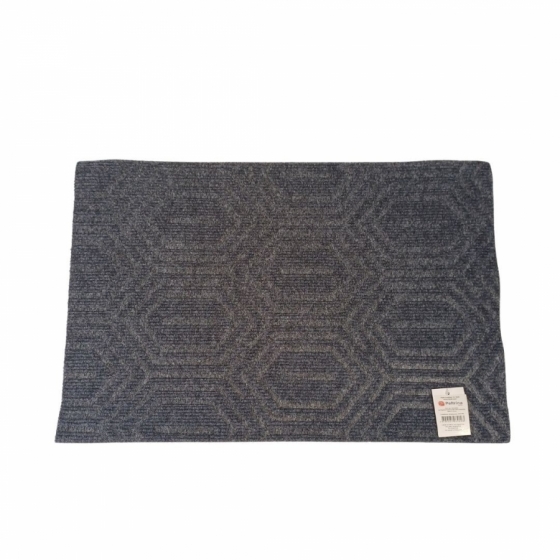 FELPUDO GEOMETRICO GRIS