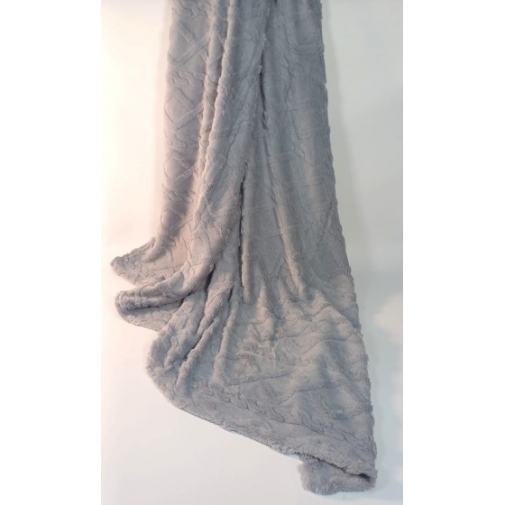 MANTA ROMBOS GRIS