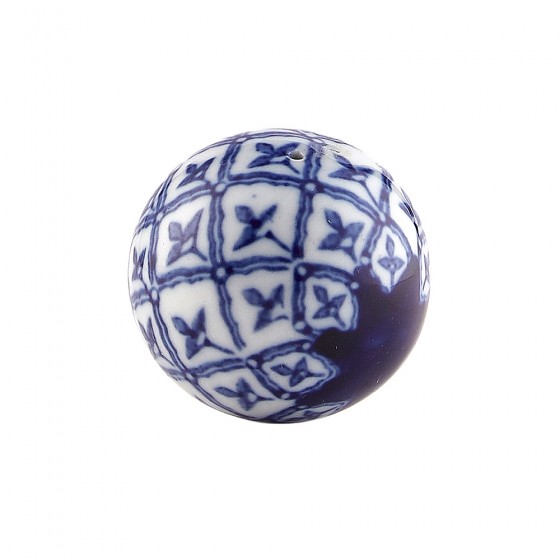 Esfera Decorativa Ceramica Surtida Azul D 4