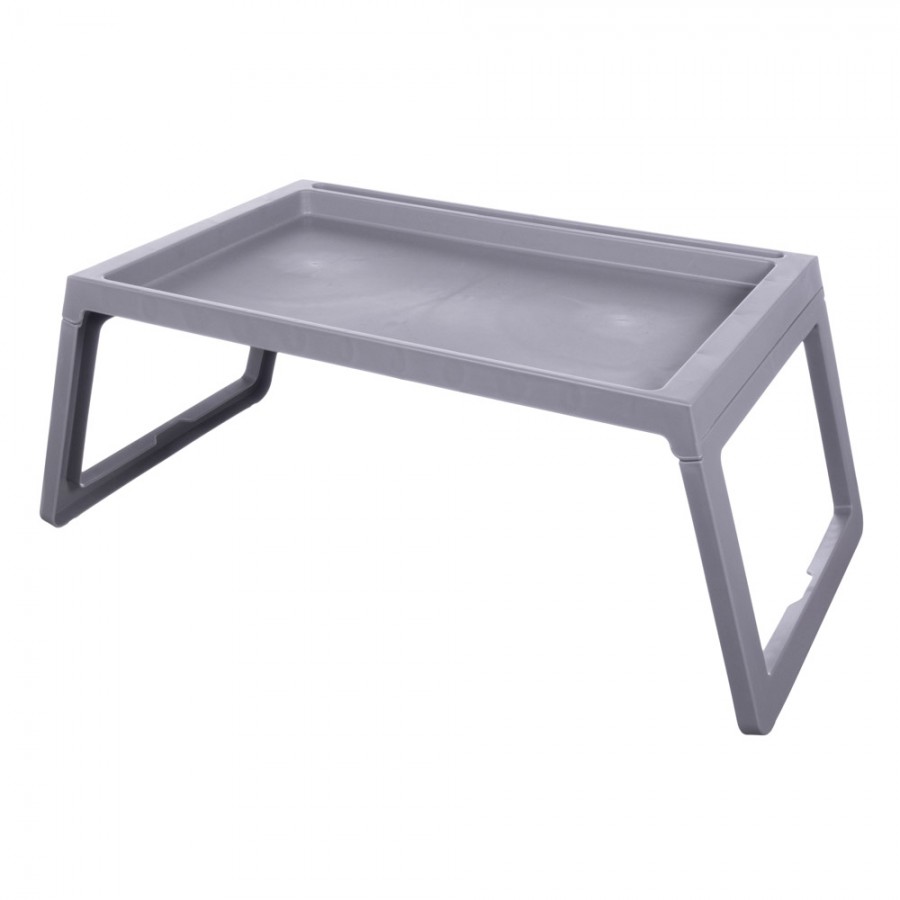 Bandeja Blanca o Gris Para Cama Plegable Plastico