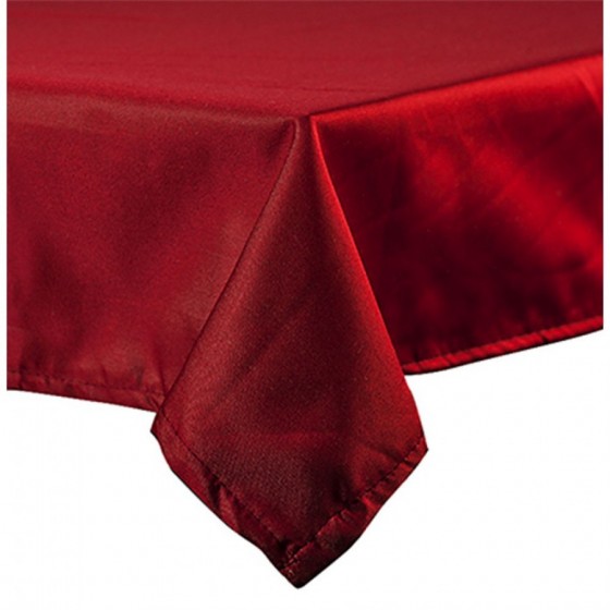 Mantel Rojo Liso 140x300cm