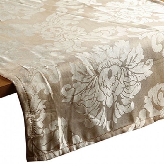 Camino Beige C/Flores 45x160cm