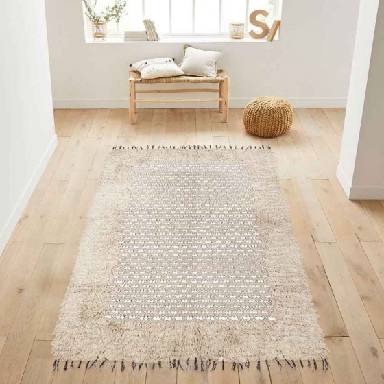 Alfombra de vinilo Khamba rattan [Diam] 150 cm