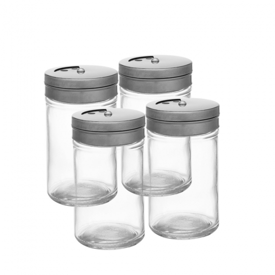 Set x 4 Especieros De Vidrio