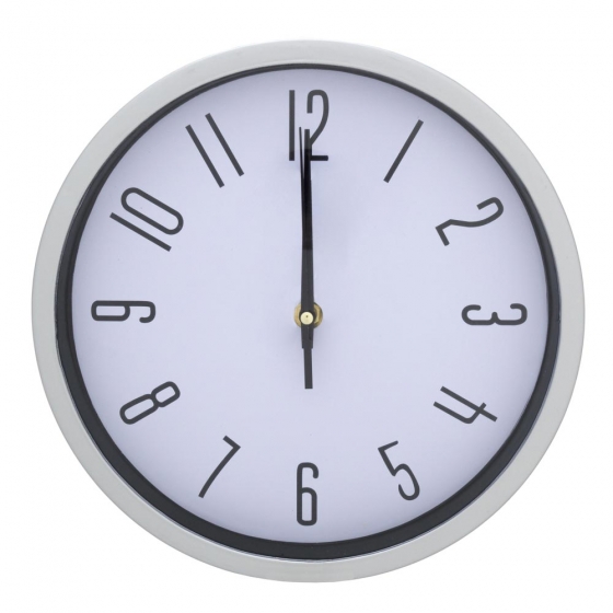 Reloj De Pared Moderno s/pilas D25 cm