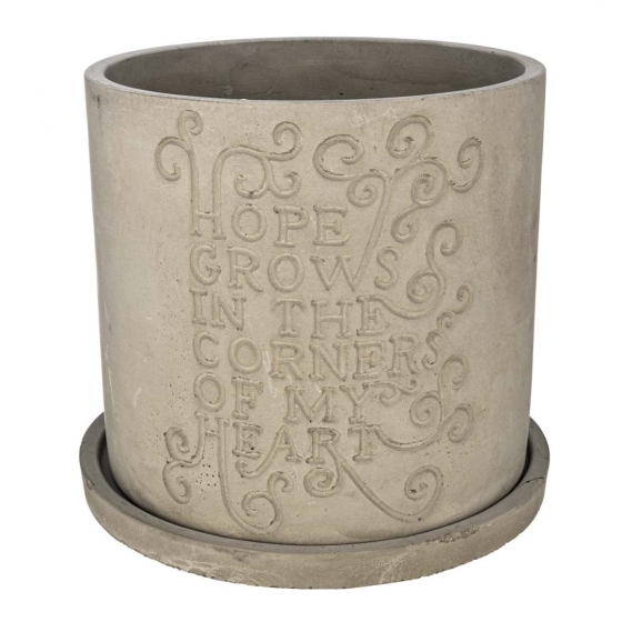 MACETA HOPE 19X19X17 CERAMICA