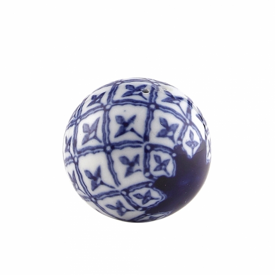 Esfera Decorativa Surtida Azul  Ceramica D 3