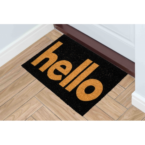 FELPUDO HELLO COCO/PVC 40X60